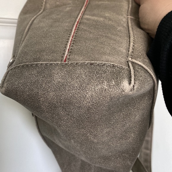 Hammitt Taupe Suede Studded Tote Bag - Picture 9 of 15